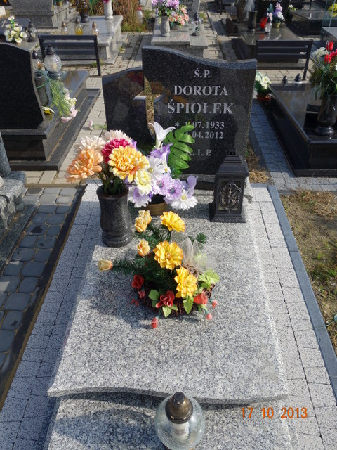 Grób Dorota Śpiołek