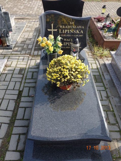 Grób Władysława Lipińska
