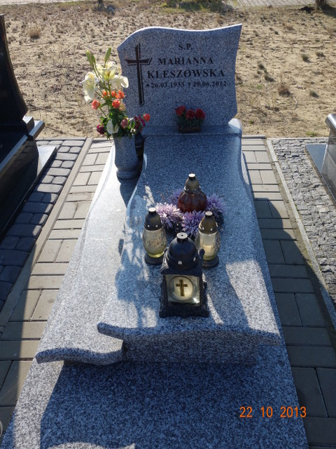 Grób Marianna Kleszowska