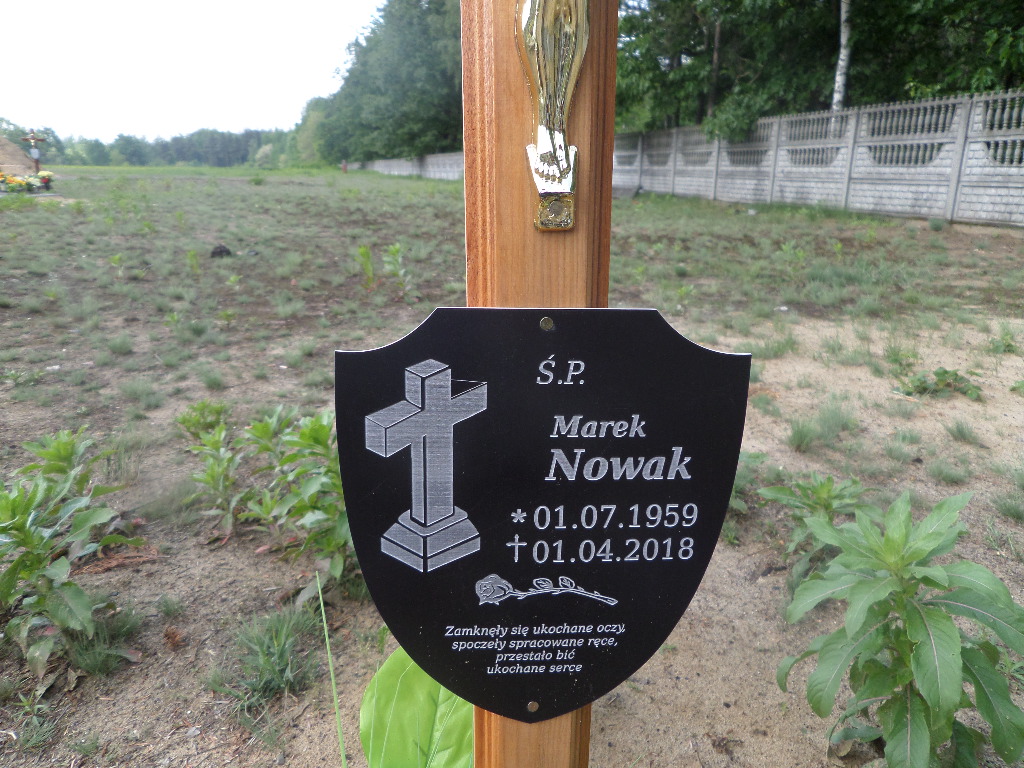 Grób Marek Nowak
